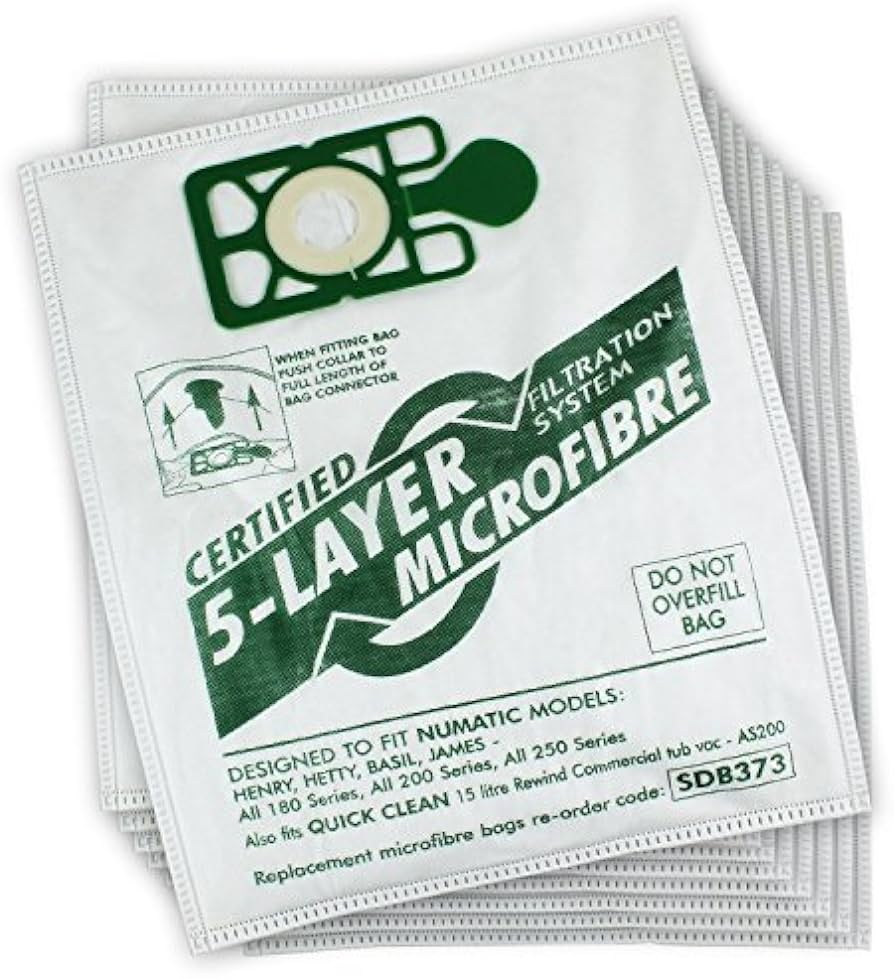 Hepa-Flo Bags for Vacuum Cleaner Henry - Pack 10 Hepa-Flo Bags for Vacuum Cleaner Henry - Pack 10
